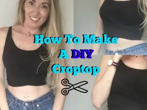 Jak zrobić crop top z bluzki? DIY bez szycia w 15 minut!