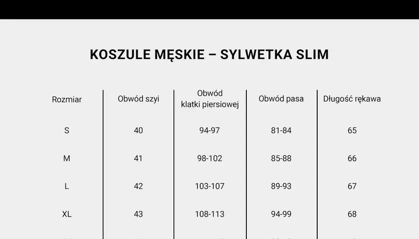 Koszula 40/41: L czy XL? Idealne dopasowanie krok po kroku